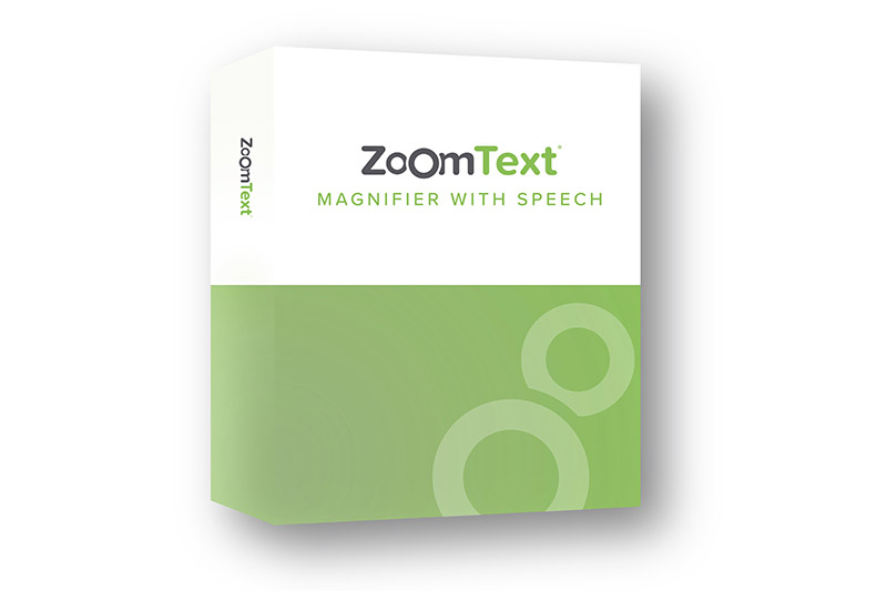 ZoomText Vergrößerung mit Sprache